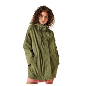 Olive Green Women's Hooded Jacket